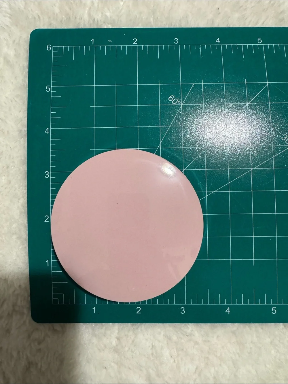 Compact LED Lighted Travel Mirror - Pink